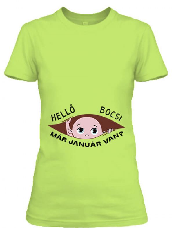 Baba születés január - Női póló