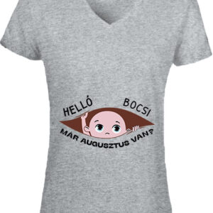 Baba születés augusztus – Női V nyakú póló