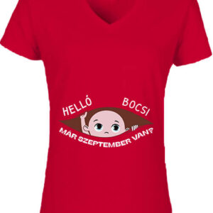 Baba születés szeptember – Női V nyakú póló