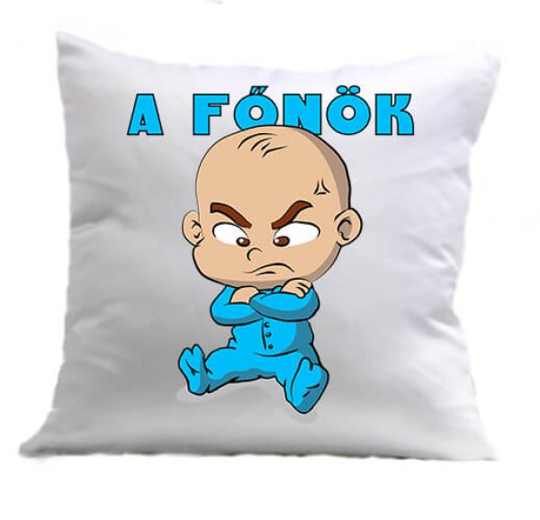 Párna A főnök fiú fehér