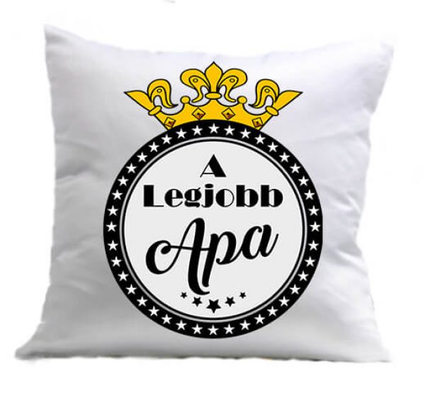 Párna A legjobb apa fehér