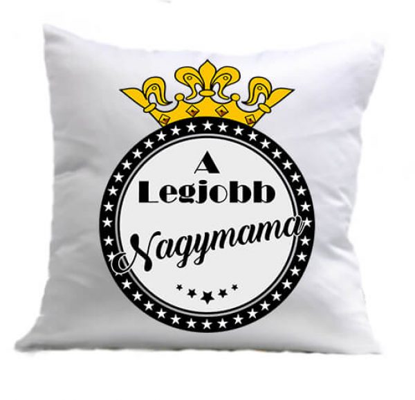 Párna A legjobb nagymama fehér