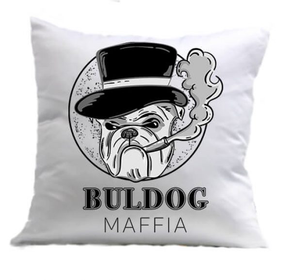 Párna Buldog maffia fehér