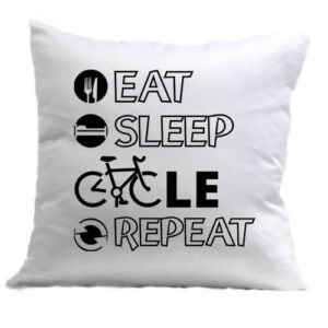 Eat sleep cycle repeat – Párna