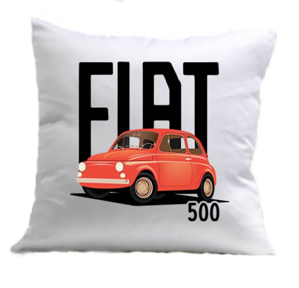 Párna Fiat 500 fehér