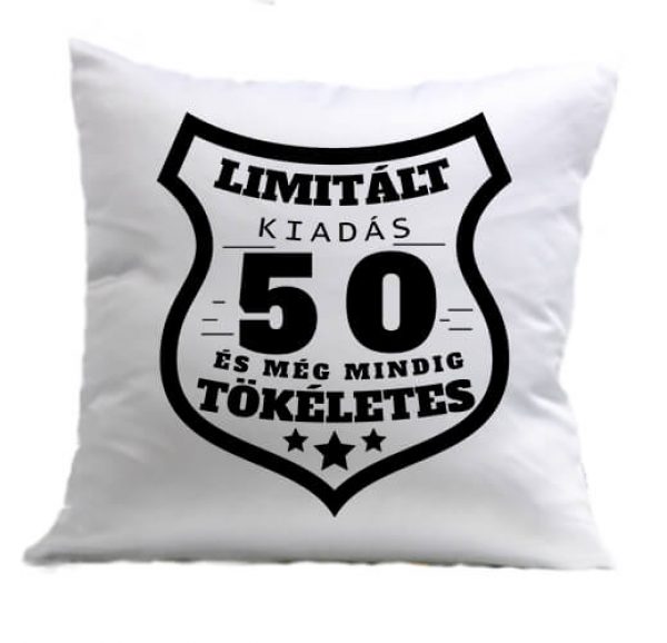 Párna Limitált kiadás 50 fehér