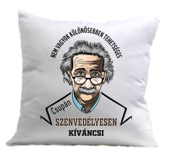 Párna Szenvedélyes Einstein fehér