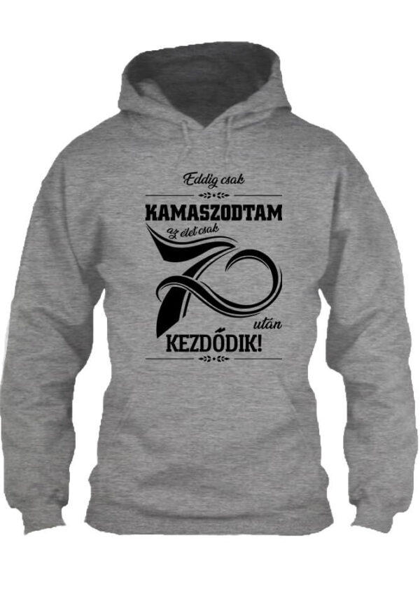 Pulóver Az élet 70 után szürke