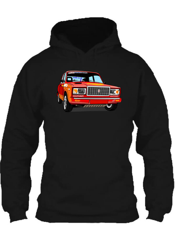 Lada 2107 rally - Unisex kapucnis pulóver