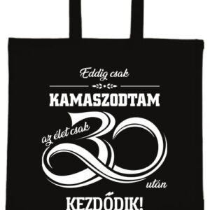 Az élet 30 után – hosszú vagy rövid fülű vászontáska