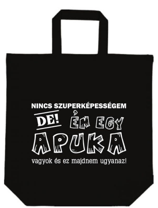 Nincs szuperképességem apuka- Basic rövid fülű táska
