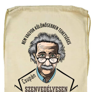 Szenvedélyes Einstein- Basic tornazsák