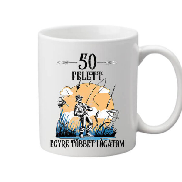 Horgász 50 felett - Bögre