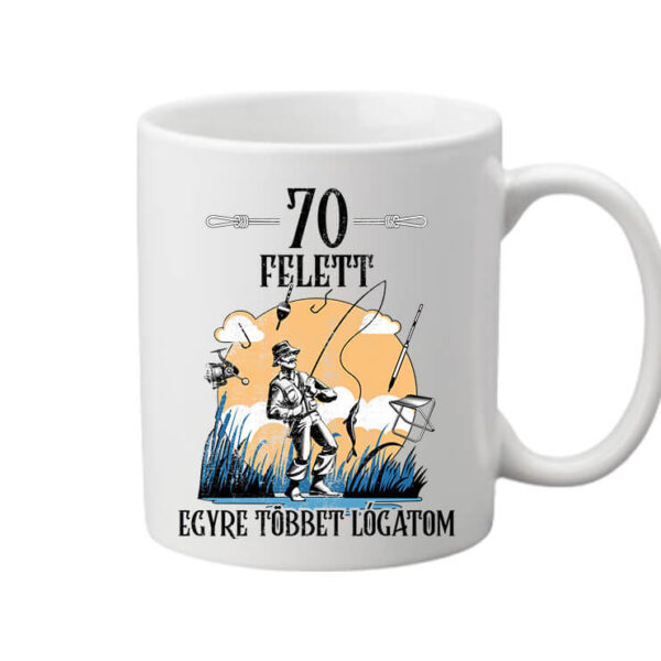 Horgász 70 felett - Bögre