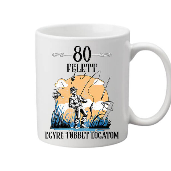 Horgász 80 felett - Bögre