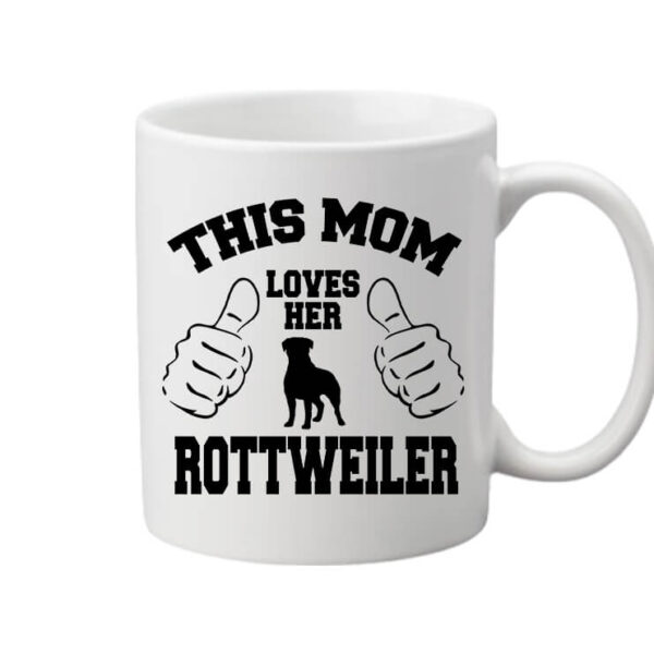 Mom's rottweiler - Bögre