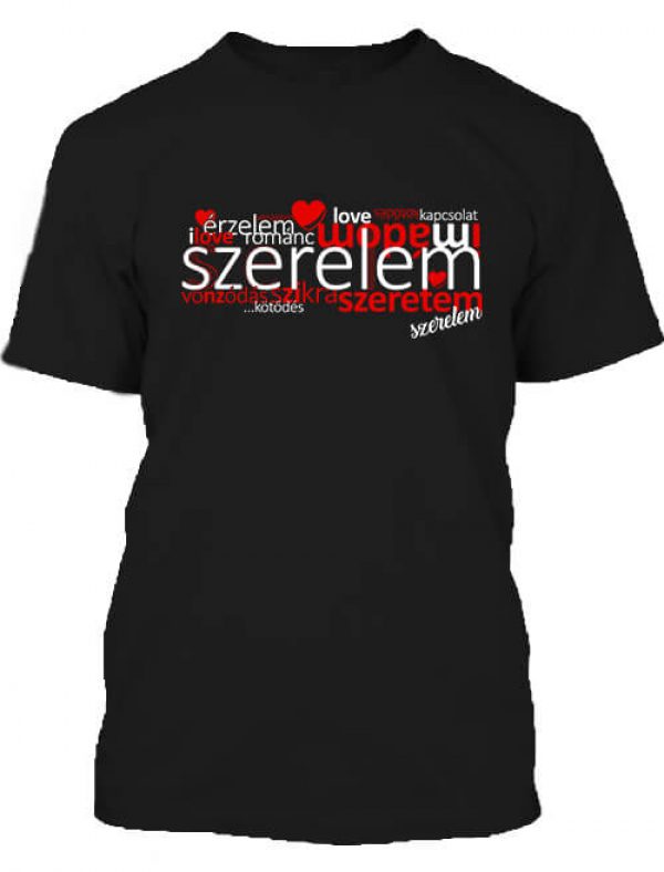 Szerelem szeretem  -  Férfi póló