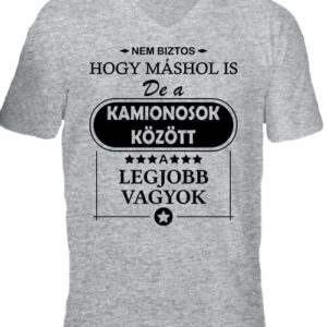 A legjobb kamionos – Férfi V nyakú póló