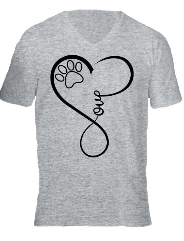 Love dog - Férfi V nyakú póló