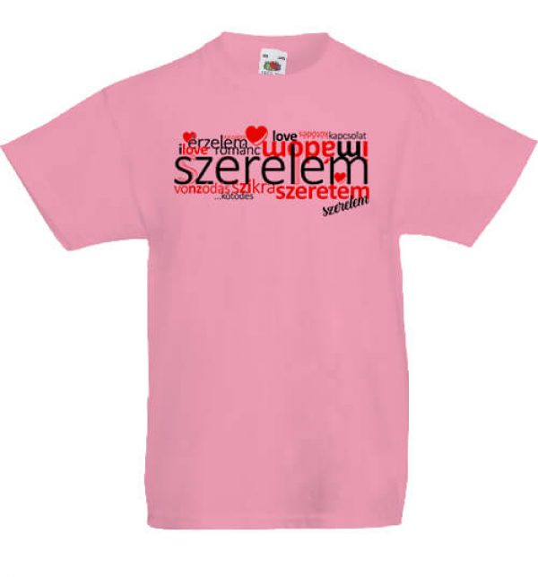 Szerelem szeretem- Gyerek póló