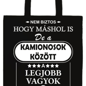 A legjobb kamionos- Prémium hosszú fülű táska