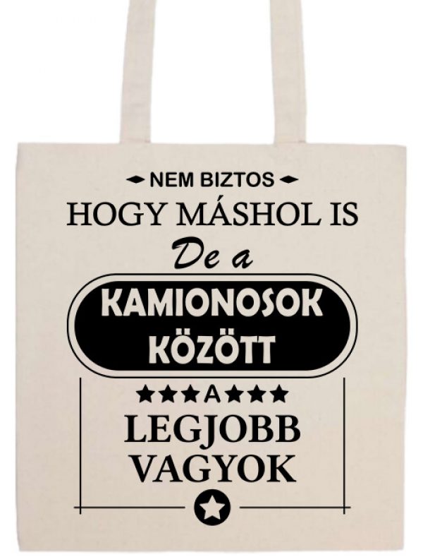 A legjobb kamionos- Basic hosszú fülű táska