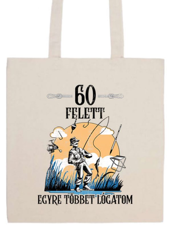 Horgász 60 felett- Basic hosszú fülű táska