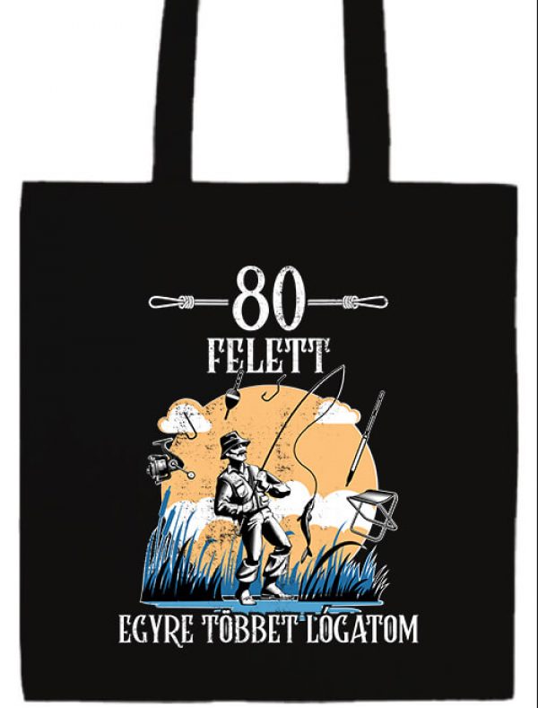 Horgász 80 felett- Prémium hosszú fülű táska