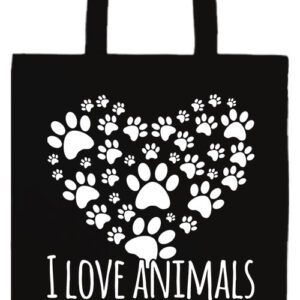 I love animals- Basic hosszú fülű táska