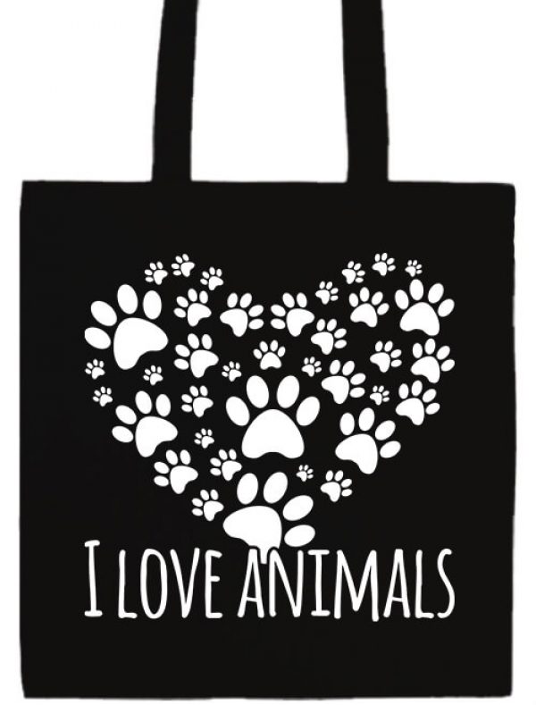 I love animals- Basic hosszú fülű táska