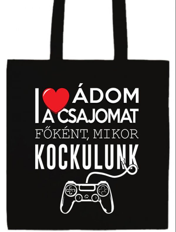 Imádom a csajomat- Basic hosszú fülű táska