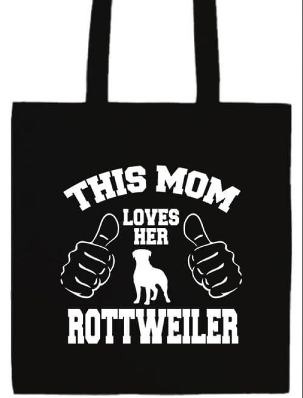 Mom's rottweiler- Prémium hosszú fülű táska