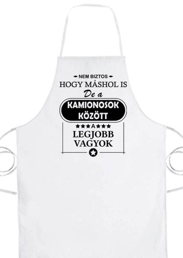 A legjobb kamionos- Prémium kötény