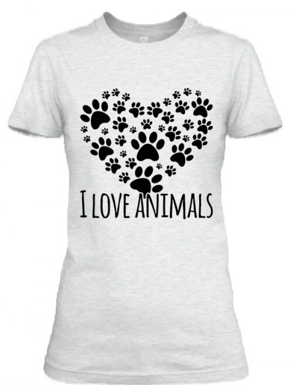 I love animals - Női póló