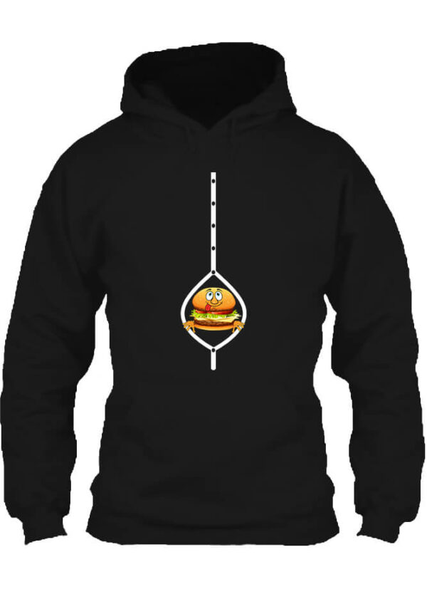 Hamburger - Unisex kapucnis pulóver