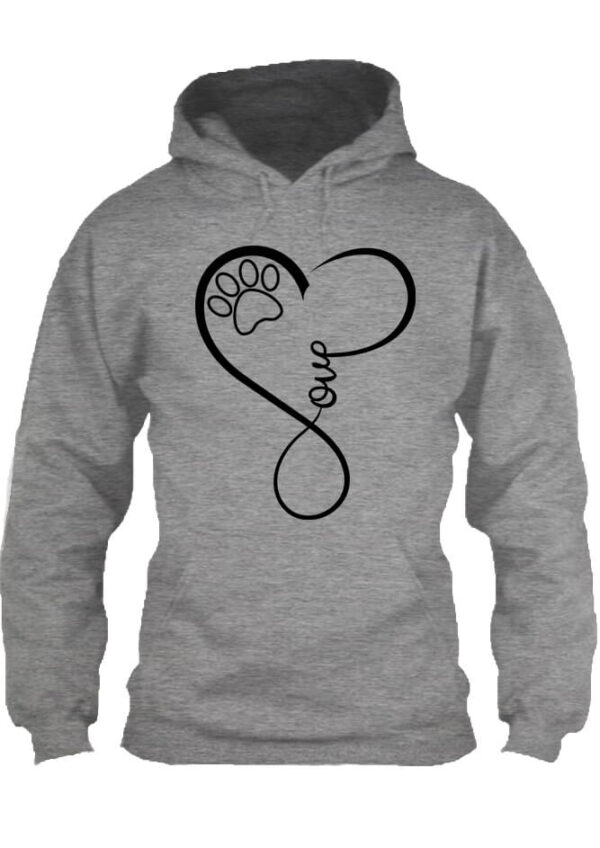 Love dog - Unisex kapucnis pulóver