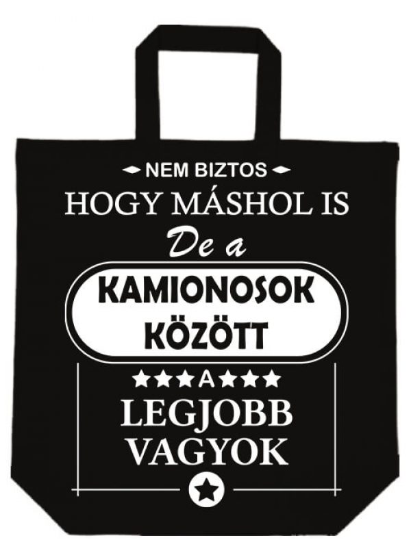 A legjobb kamionos- Basic rövid fülű táska