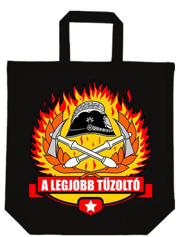 A legjobb tűzoltó- Basic rövid fülű táska