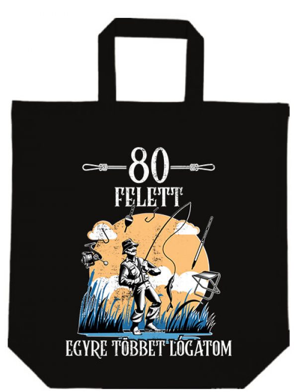 Horgász 80 felett- Basic rövid fülű táska