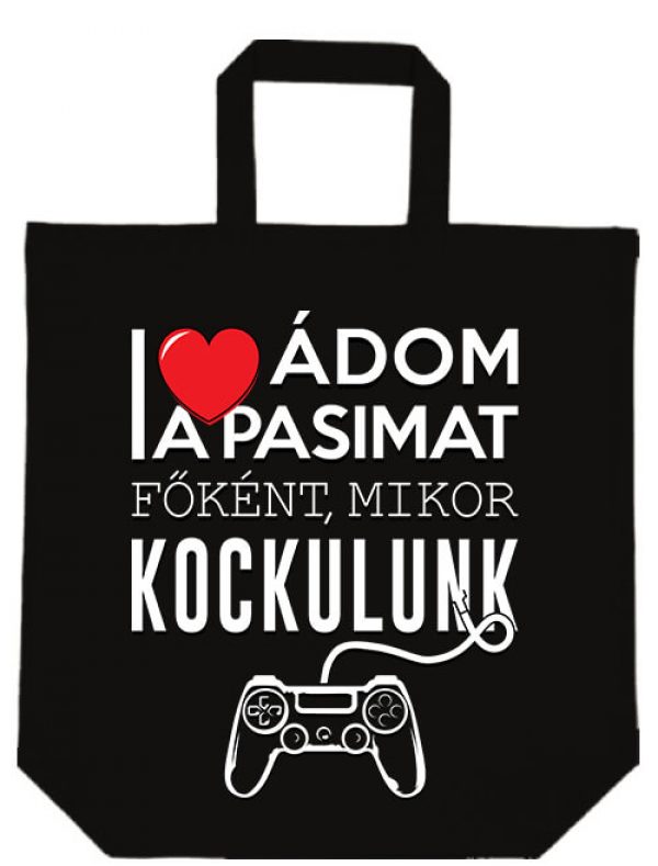 Imádom a pasimat- Basic rövid fülű táska