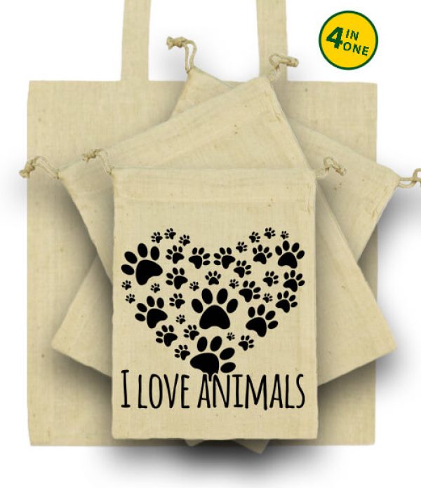 I love animals - Táska szett