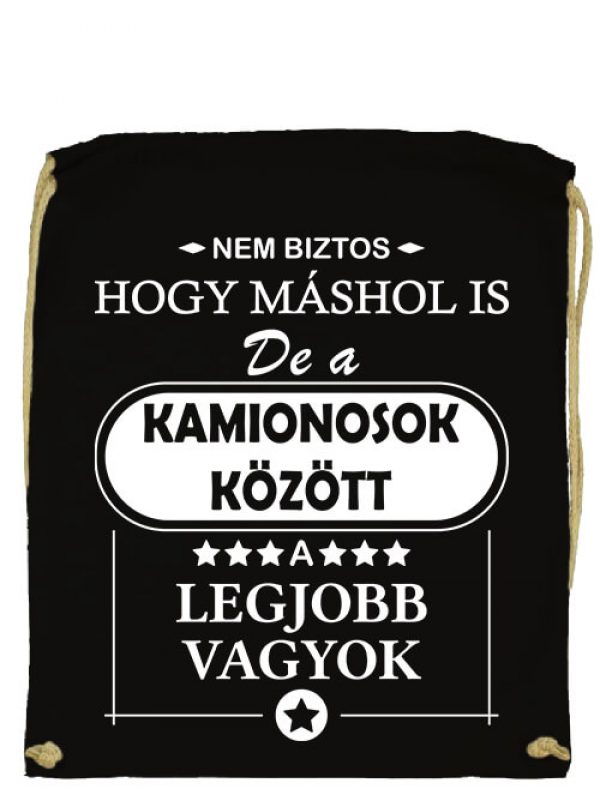A legjobb kamionos- Prémium tornazsák