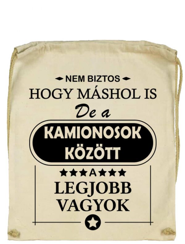 A legjobb kamionos- Basic tornazsák
