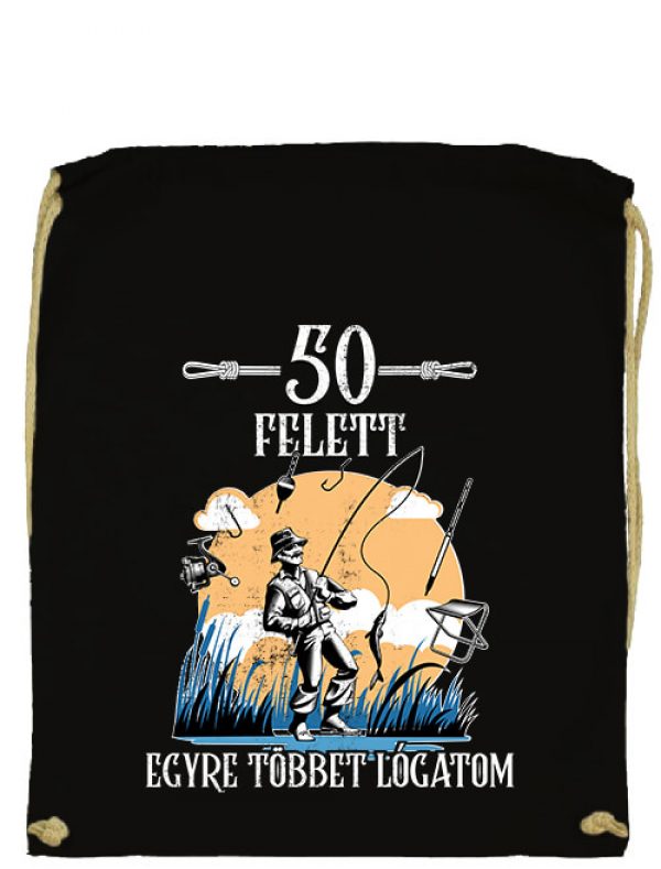 Horgász 50 felett- Basic tornazsák
