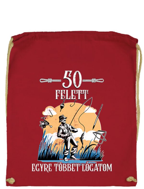 Horgász 50 felett- Prémium tornazsák