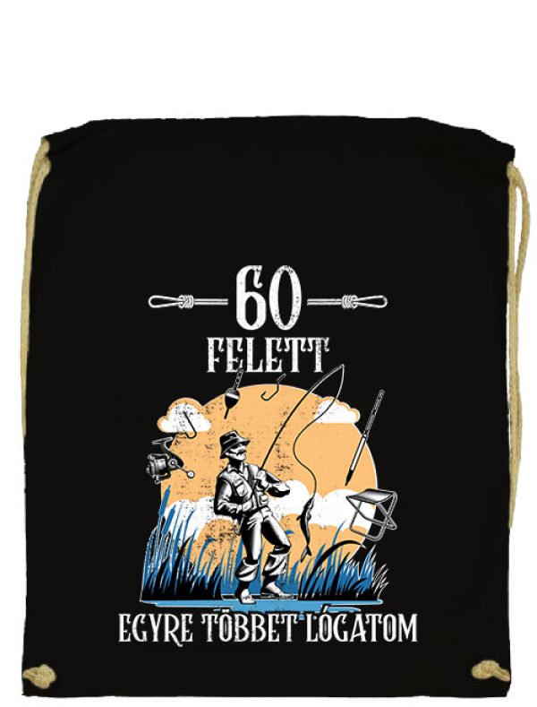 Horgász 60 felett- Prémium tornazsák