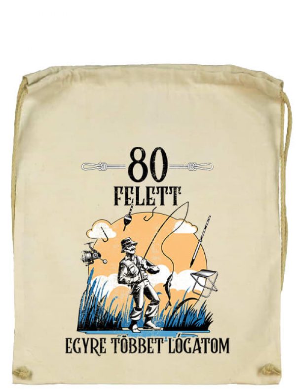 Horgász 80 felett- Basic tornazsák