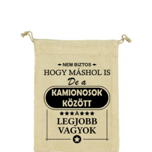 A legjobb kamionos – Vászonzacskó kicsi