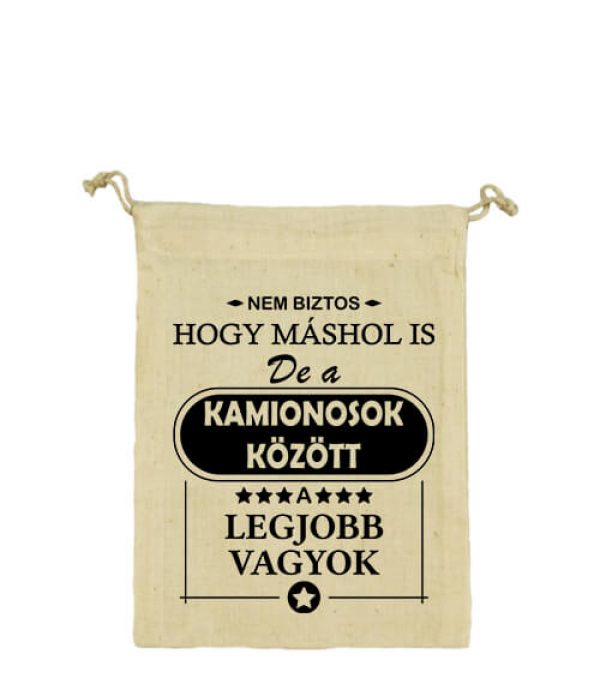 A legjobb kamionos - Vászonzacskó közepes