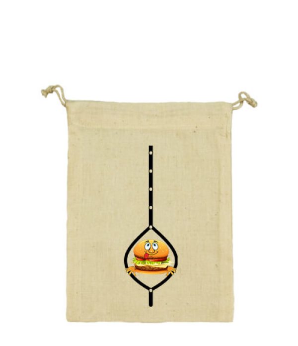 Hamburger - Vászonzacskó kicsi
